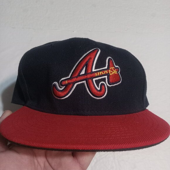 New Era 59Fifty Atlanta Braves Cool Base On Field Players Fitted Hat/Cap 7 1/2 - Picture 1 of 8